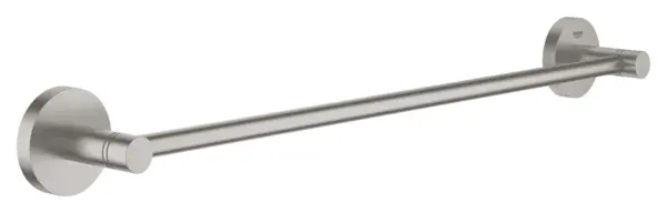 Suport prosop Grohe Essentials, pe perete, 450 mm, metal, mat, otel satinat, 40688DC1