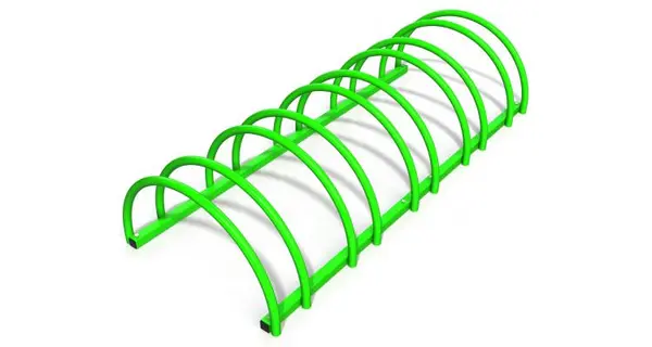 Suport rastel bicicleta cu 5 sloturi -model 0022-5 Verde crud