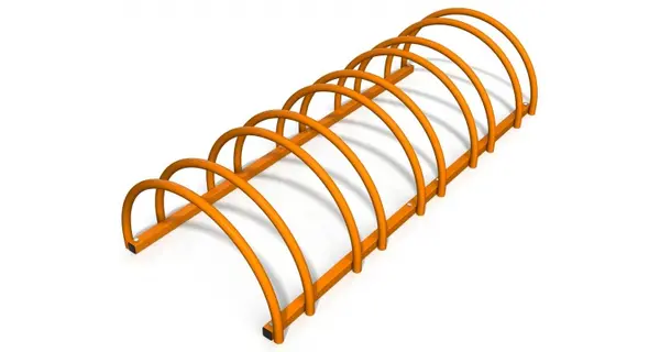 Suport rastel bicicleta cu 5 sloturi -model 0022-5Portocaliu