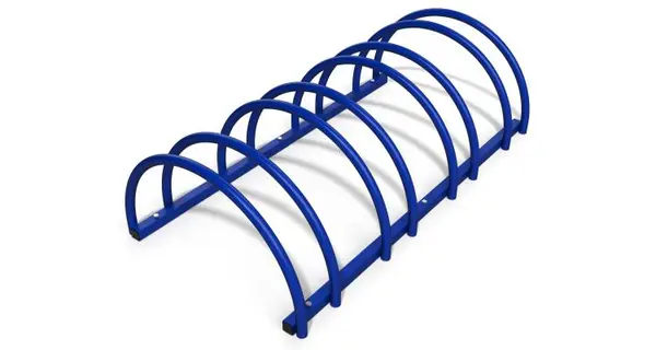 Suport rastel biciclete cu 4 sloturi -model 0022-4 Albastru
