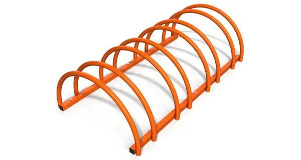 Suport rastel biciclete cu 4 sloturi -model 0022-4 Portocaliu