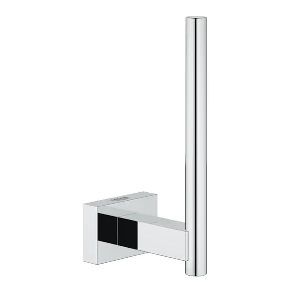 Suport role hartie Grohe Essentials Cube, fixare ascunsa, Crom