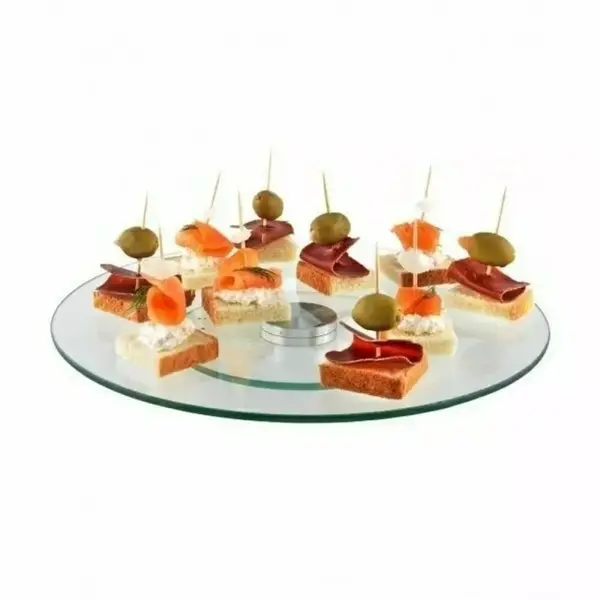 Suport Rotativ din Sticla pentru Tort, 34 cm, Perfect Home