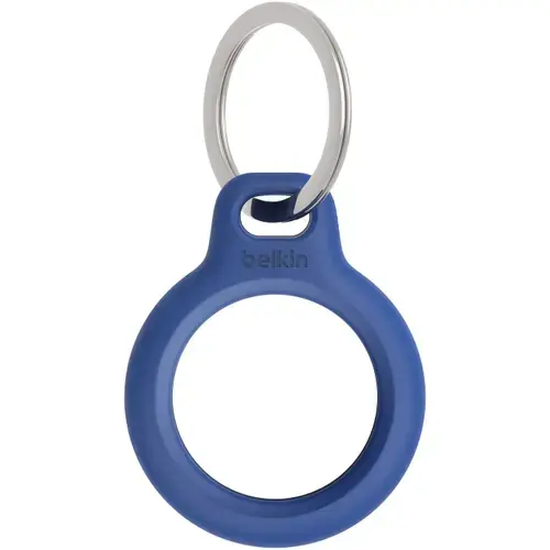 Suport securizat Belkin cu inel pentru AirTag Apple, Albastru