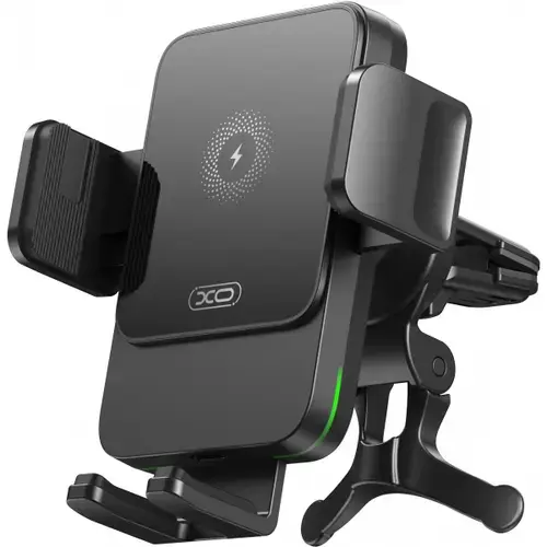 Suport si Incarcator Auto Wireless XO Design WX041 Vent, 15W, 1.67A (Negru)