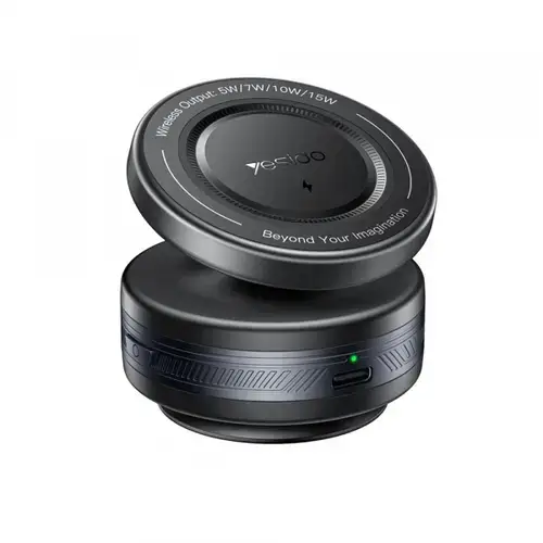 Suport si Incarcator Auto Wireless Yesido C310, 15W, 1.67A (Negru)
