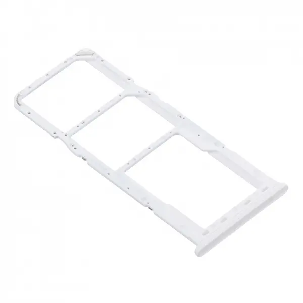 Suport SIM - Card Samsung Galaxy A21s A217, Alb, Service Pack GH98-45392B
