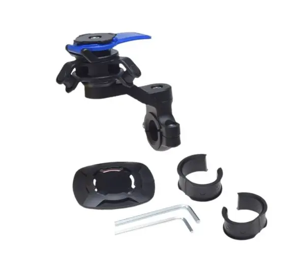 Suport Smartphone, prindere ghidon cu clema, culoare negru albastru