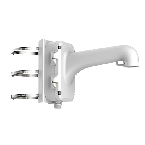 Suport stâlp cu doză inclusă pentru camere PTZ, aliaj aluminiu și oțel, Hikvision DS-1604ZJ-Pole