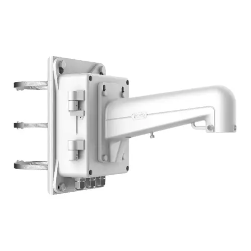Suport stâlp cu doză inclusă pentru camere Speed Dome, aliaj aluminiu și oțel, Hikvision DS-1602ZJ-BOX-POLE