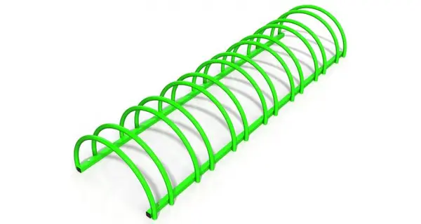 Suport stradal bicicleta cu 7 sloturi -model 0022-7 Verde crud