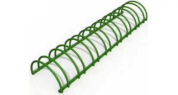 Suport stradal bicicleta cu 8 sloturi -model 0022-8 Verde padure