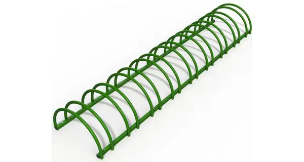 Suport stradal bicicleta cu 9 sloturi -model 0022-9 Verde padure