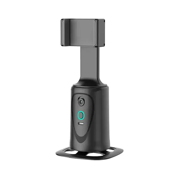 Suport telefon smart HAWIRE Q9, Urmarire automata persoane si obiecte, Rotire 360 grade orizontala, Iluminare LED, Recunoastere faciala, Telecomanda w