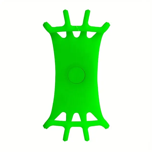 Suport telefon universal pentru bicicleta, FIXATO, rotativ 360 , montaj pe ghidon, silicon, compatibil bicicleta, scuter, carut, trotineta, Verde