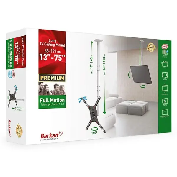 Suport TV tavan Barkan 13-86 56kg ng Suport TV tavan Barkan 13-86` 56kg ng