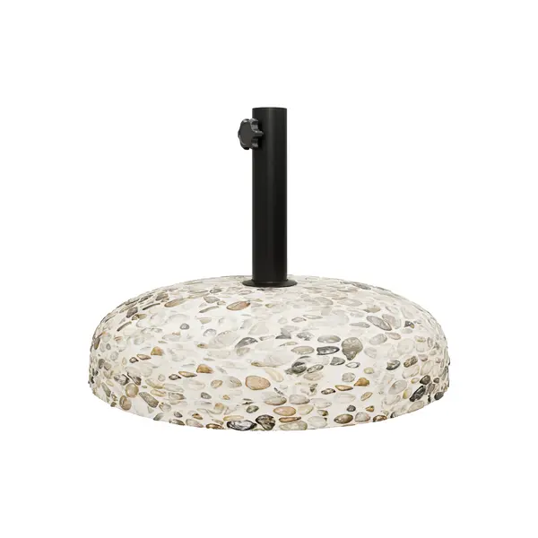 Suport umbrela de gradina Shade, Negru, 50x50x50 cm