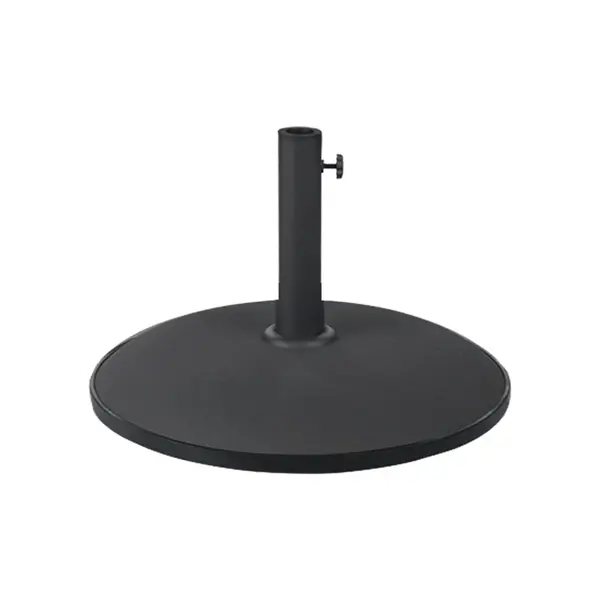 Suport umbrela de gradina Shade, Negru, 58x58x43 cm