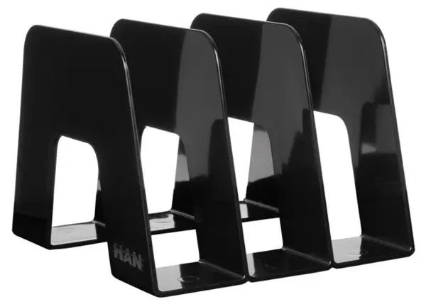 Suport vertical cu 3 compartimente Han - Sorter, negru