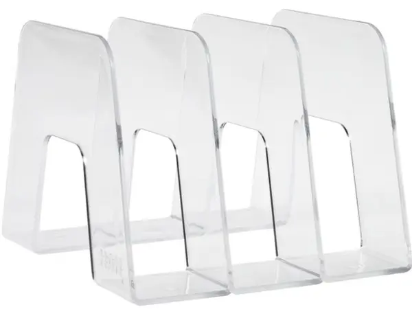 Suport vertical cu 3 compartimente Han - Sorter, transparent