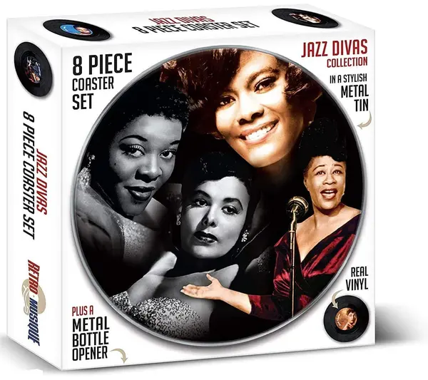 Suporturi de pahare Retro Musique Music: Jazz - Divas, 8 bucati