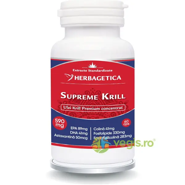 Supreme Krill Oil Omega 3 60Cps