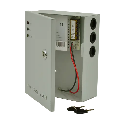 Sursa de alimentare 12V, 3A, back-up in cabinet metalic