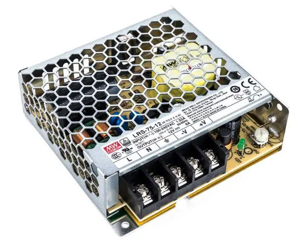 Sursa de alimentare in comutatie, 12V, 6A, Mean Well, LRS-75-12