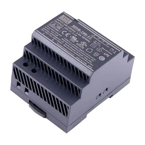 Sursă de alimentare în comutație 12V / 7.1A pe șină DIN, reglabilă, MEAN WELL HDR-100-12