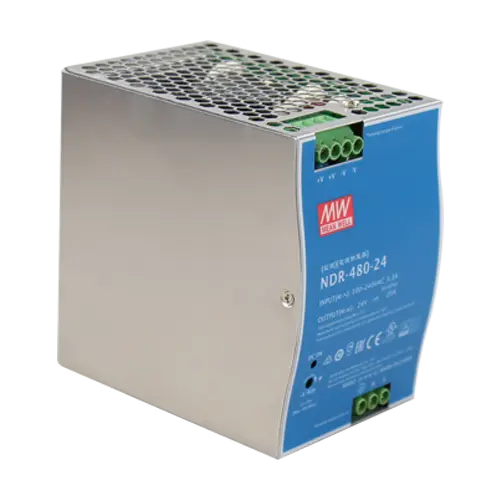 Sursă de alimentare în comutație 24V / 20A, 480W, șină DIN, MEAN WELL NDR-480-24