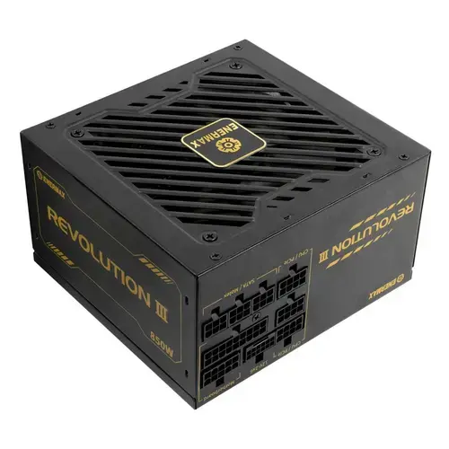 Sursa Enermax Revolution III, 850W, 80 PLUS Gold, ATX 3.1, PCIe 5.1, Full Modulara (Negru)