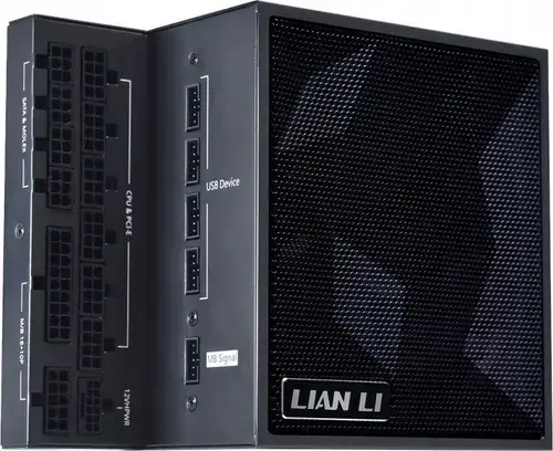 Sursa Lian Li EDGE EG1300, 1300 W, 80 PLUS Platinum, ATX 3.1, Full Modulara, 120mm FDB, 2400 RPM (Negru)