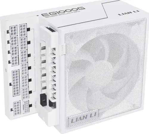 Sursa Lian Li EDGE GOLD 1000, 1000 W, 80 PLUS Gold, PCIe 5.1, ATX 3.1, Full Modulara, Hub USB (Alb)
