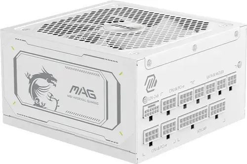 Sursa MSI MAG A1000GL PCIE5, 80+ Gold, 1000W, PCIe 5.0, Full Modulara (Alb)