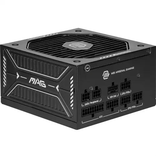 Sursa MSI MAG A650GLS PCIE5, 80+ Gold, 650W, Full Modulara, ATX (Negru)