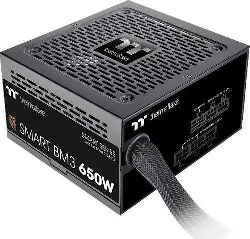 Sursa Thermaltake Smart BM3, 650W, ATX3.1/GEN5, 80+ Bronze, Semi-Modulara