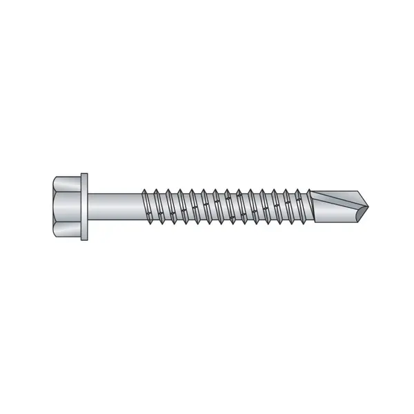 Surub Autoforant Cap Hexagonal Otel Zincat Vopsit-4.2x16