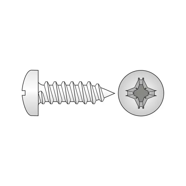 Surub Cap Bombat pentru Tabla 7981 Inox A2-4.2 X 22