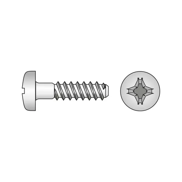 Surub Cap Bombat pentru Termoplaste Inox A2-3.5 X 8