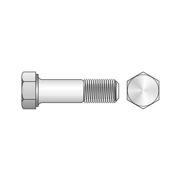 Surub Cap Hexagonal Partial Filetat 931 Inox A2-M10 X 90