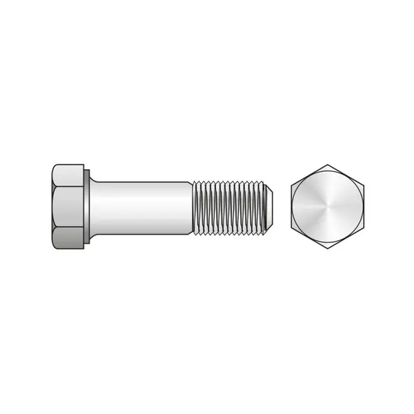 Surub Cap Hexagonal Partial Filetat 931 Inox A4-M8 X 50