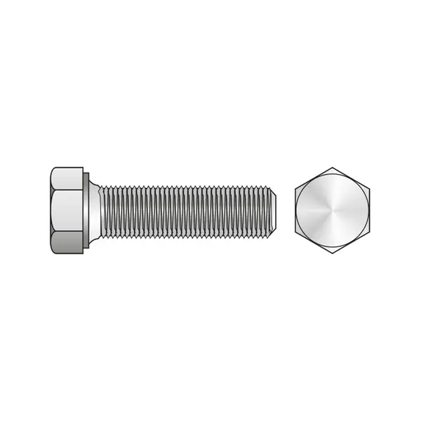 Surub Cap Hexagonal Total Filetat 933 Alama-M 6x60