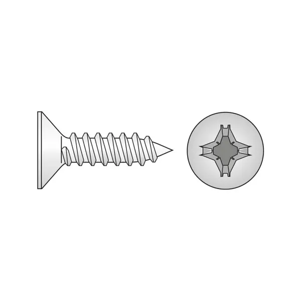 Surub Cap Inecat pentru Tabla 7982 Inox A2-4.8 X 19