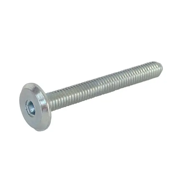 Surub Filet M6 / M8 Cap Cilindric Locas Inbus Sw 4 Otel Zincat-M 6 X 90