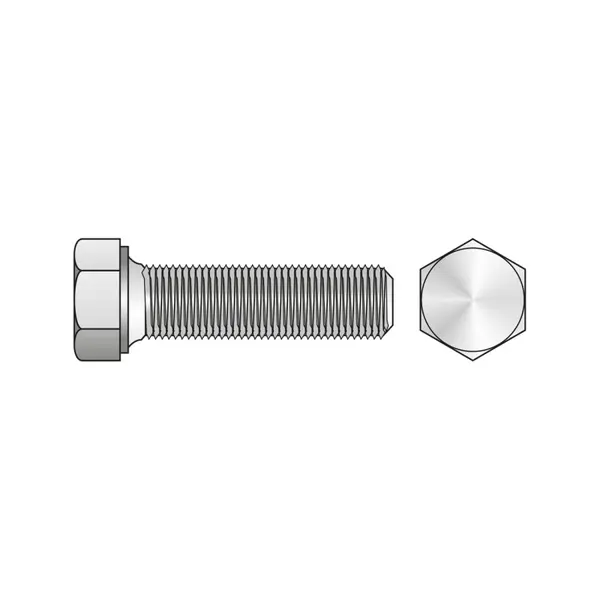 Surub Filetat Cap Hexagonal Otel gr.10.9-M12 x 45