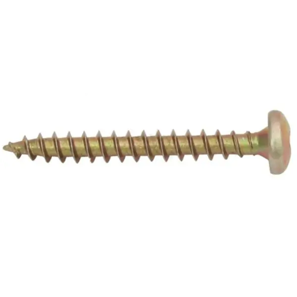Surub Pal Cap Bombat Otel Zincat Galben-5 X 30pz2