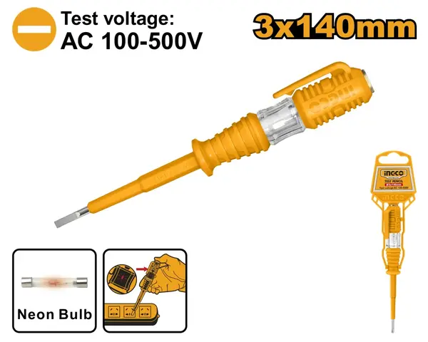 Surubelnita Control 100-500V 3x140mm INGCO HSDT1408
