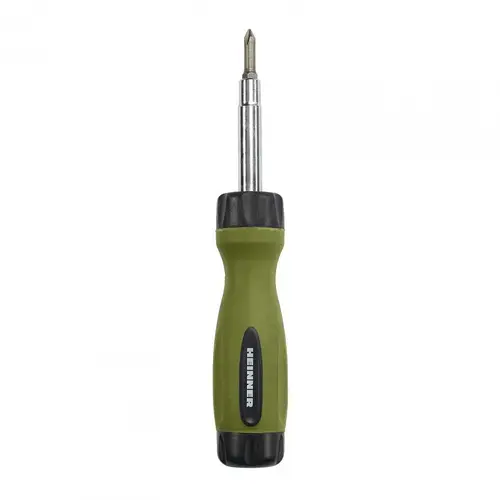Surubelnita cu 4 biti de 75mm Heinner, Verde