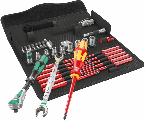Șurubelniță cu capete interschimbabile Wera - Kraftform Kompakt W 1 / SB/PH/PZ/TX, 35 buc