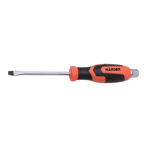 Surubelnita cu Maner Bicomponent si Cap de Lovire, Slot, Profesional, Harden, 6 x 150 mm